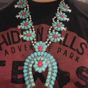 Squash blossom necklace